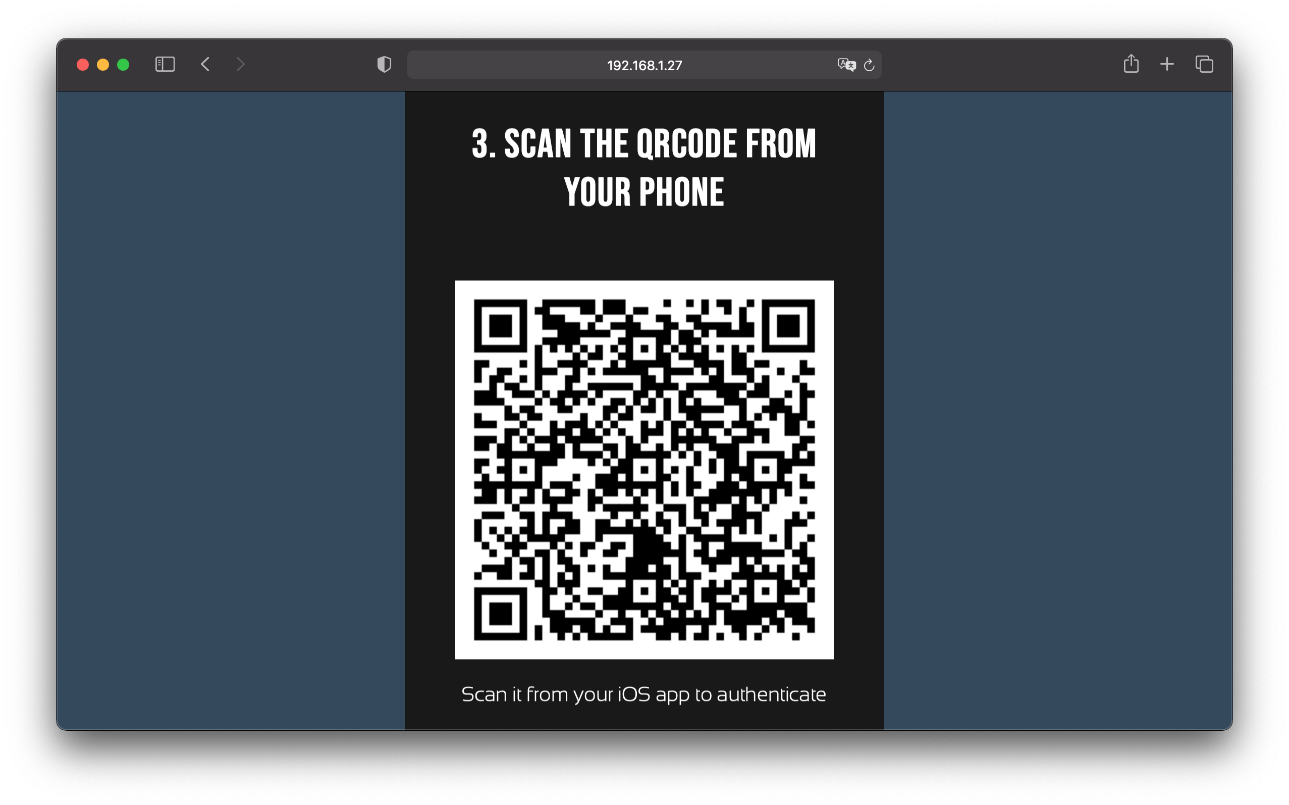 Generated QRCode