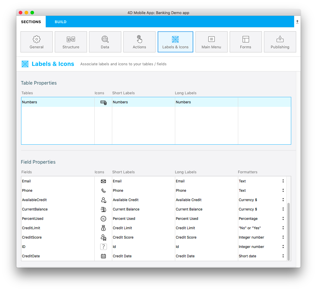 Select field formatters